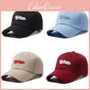 Embroidery Letter Vintage Baseball Cap Outdoor Breathable Peaked Caps Gifts
