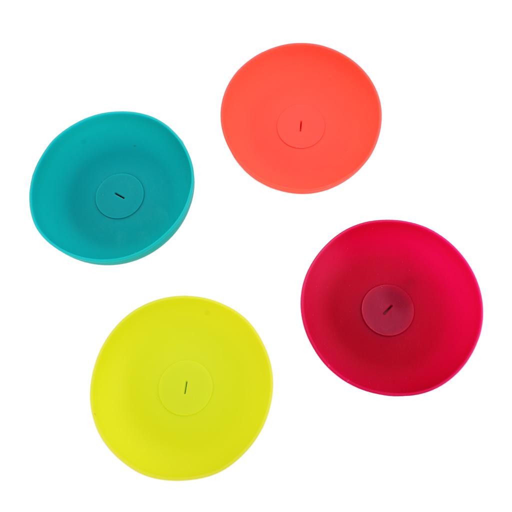 4pcs Silicone Ice Pop Stick Holder for Kids Dishwasher Safe Reusable Less Mess Frozen Treats Holder 