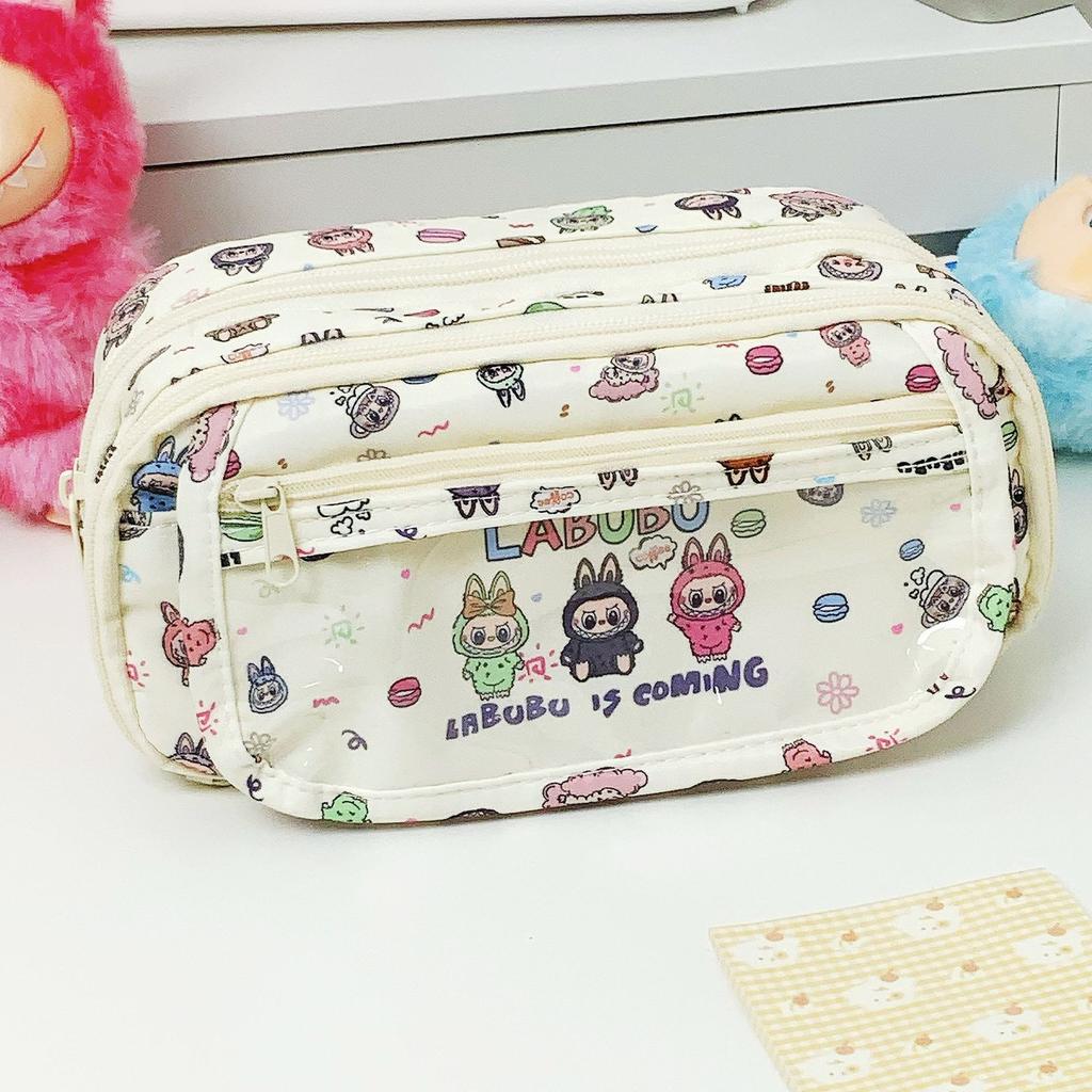 Uroczy piórnik woreczek na ból dziewczyna serce wysoka wartość duża pojemność wielowarstwowe pudełko na artykuły piśmiennicze torba do przechowywania ołówków student