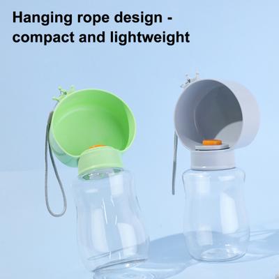 Yousheng Portable Dog Water Bottle Leak-Proof Pet Water Dispenser with Drinking Bowl Food Compartment Travel Pet Feeder for Dogs Cats Hiking Walking