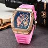 New Dragon Tiger Pattern Lassa Quartz Watch Men's Three-Pin Fashion Trend Calendar Watch