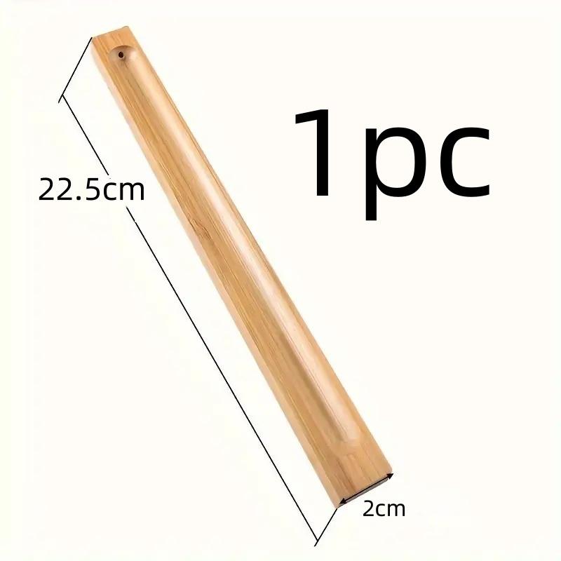 

Подставка для благовоний из бамбука ручной работы, основание из сандалового дерева, безмятежная элегантность, домашний декор для студии йоги, медитация, релаксация, аксессуар