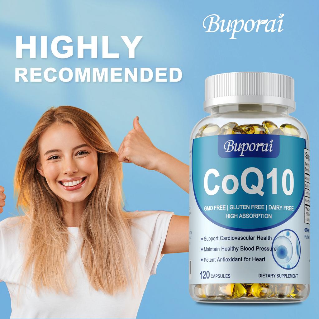 Buporai Coenzyme Q10 300mg Softgels — Antioxidant Support, Daily Wellness, Nutritional Support