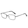 Shatar New Crystal Glass Lens Reading Glasses Men For Women Metal Frame High Quality Anti-Fatigue Clarity Prescription Glasses
