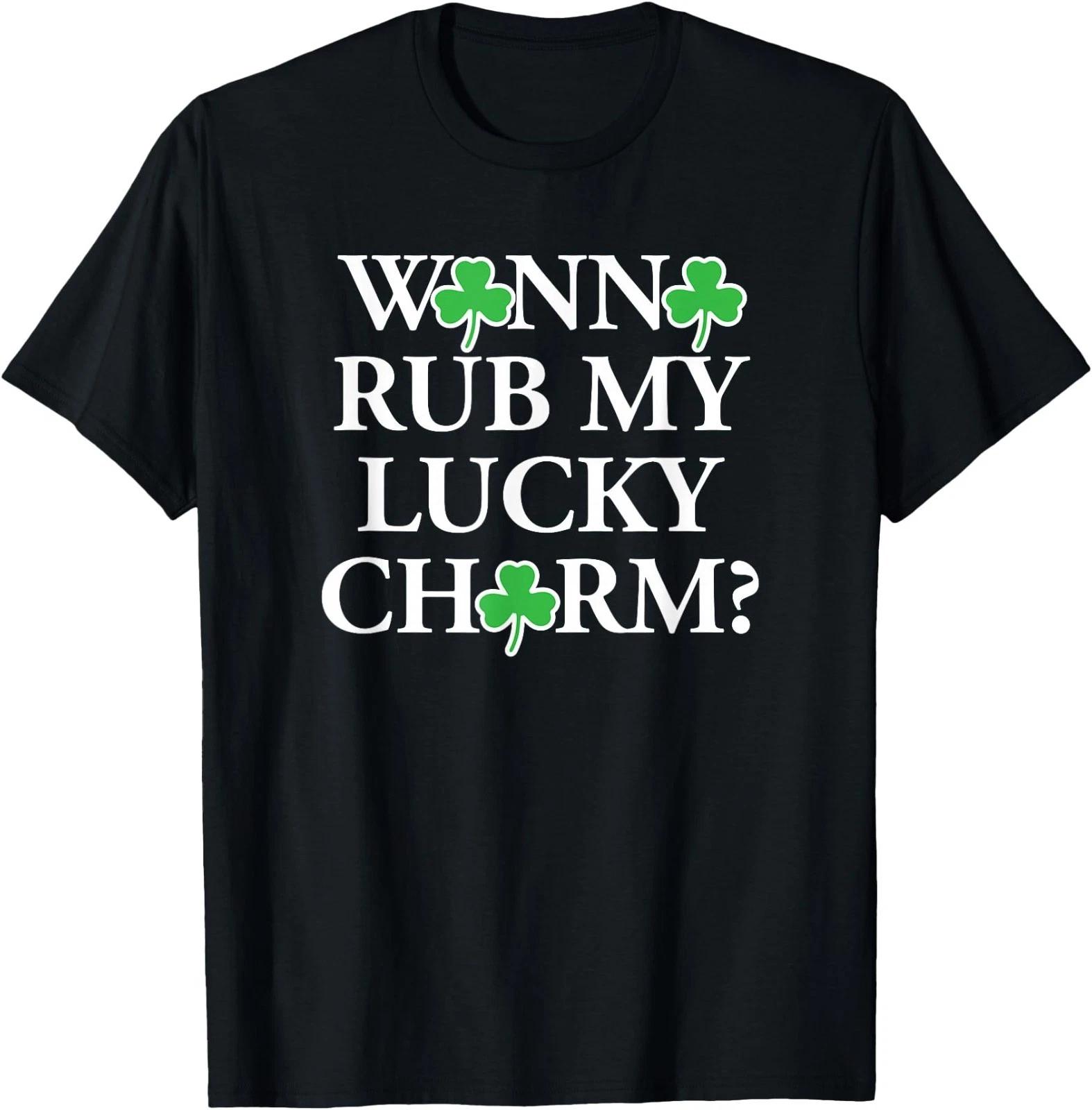Funny Sexy St Patricks Day Clothing for Men Inappropriate T-Shirt M