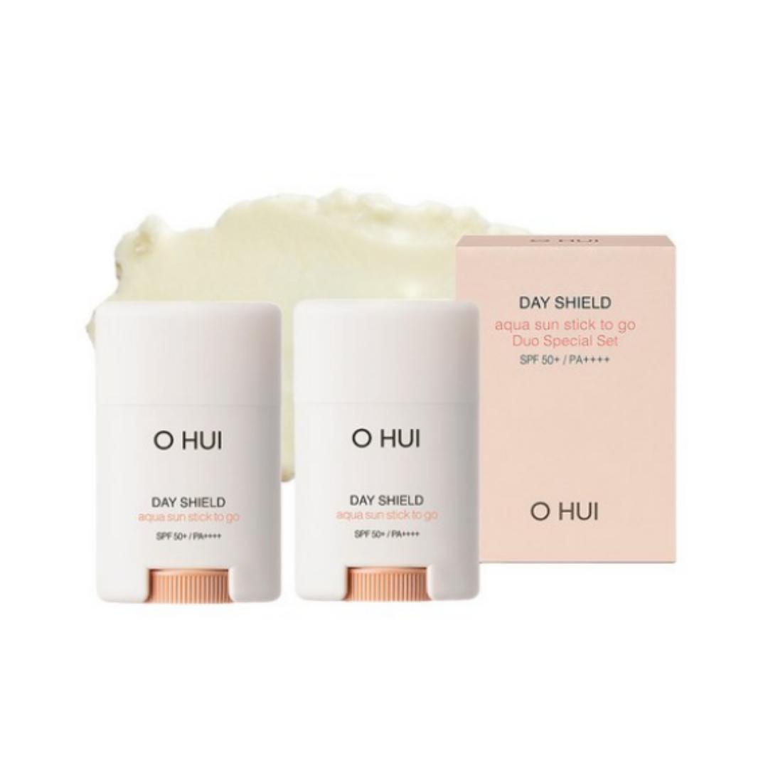 

OHUI Aqua Sun Stick To-Go Duo Set — SPF50+ PA++++ — 14 g × 2 (2 sticks)