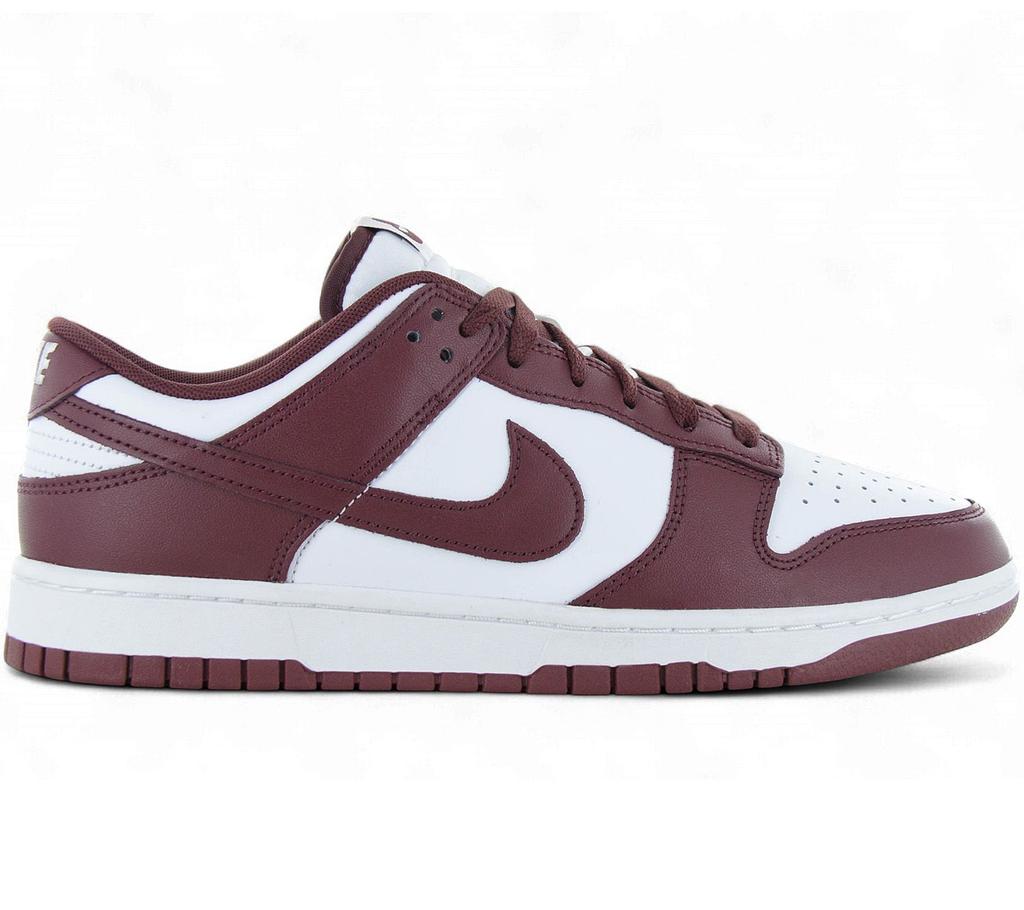 Nike Dunk Low Retro - Herren Sneakers Schuhe Leder Weiß-Rot DV0833-115 ORIGINAL