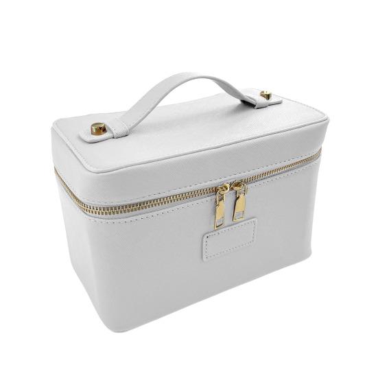 Seyahat Kozmetik Çantası Makyaj Düzenleyici Çıkarılabilir Bölücülü Su Geçirmez Suni Deri Makyaj Çantası Tatil İçin Banyo Çantası Kadın Makyaj Çantası