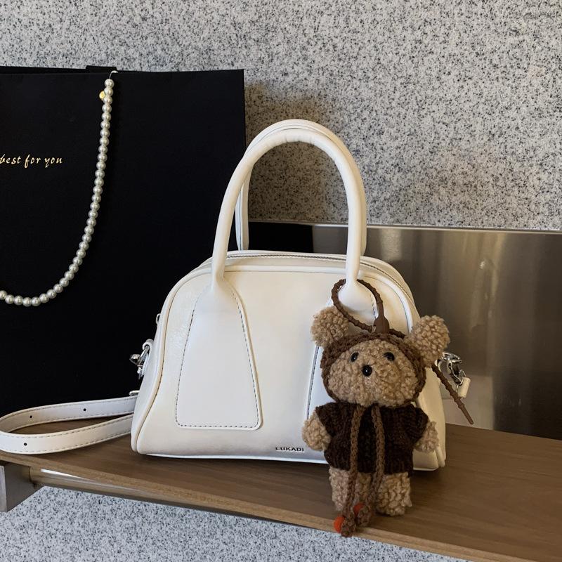 New Handbag Women's Crossbody Bag Women's Texture Handbag Single Shoulder Bag Boston Bag Minimalist Women's Bag