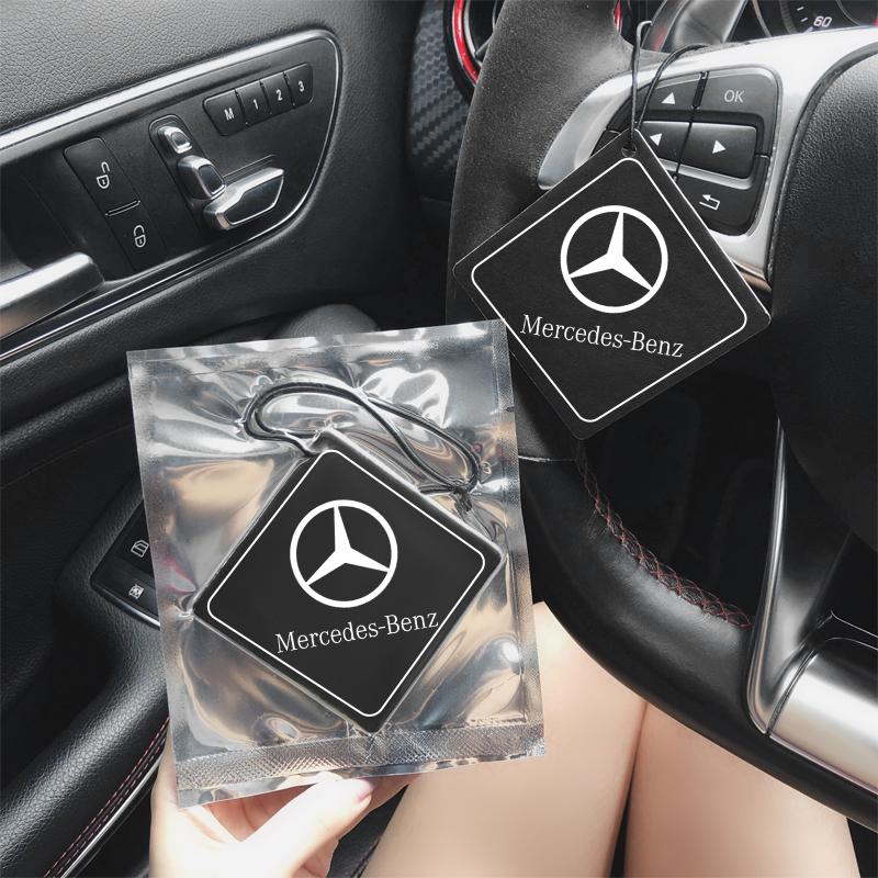 Car Lnterior Perfume Pendant Air Freshener Perfume Tablets For Mercedes Benz GLC W126 W140 W168 W169 W177 W221 W213 W206 W205