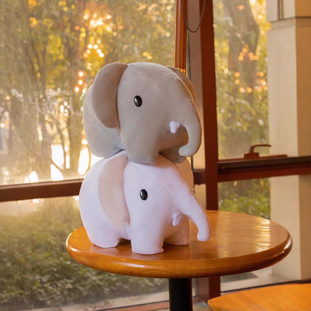 Little Elephant Plush Doll Simple Ins Style Sofa Pillow Birthday Gift Soothe Children's Doll Pillow