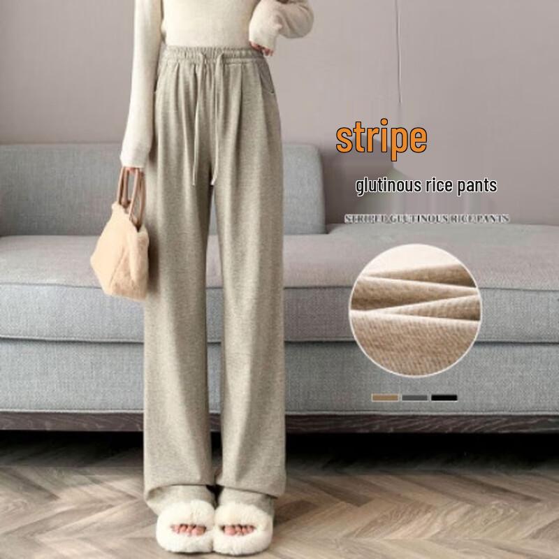 

Женские повседневные брюки петит с драпировкой и широкими штанинами L