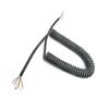 Telescopic Spiral Coil Wire: Lighting Anti-theft Device with 2345678 Core Power Connection Cable.