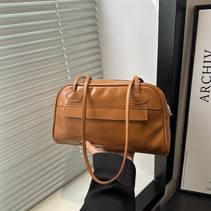 Spring and Summer Niche Design Retro Armpit Bowling Bag Versatile Temperament Single-shoulder Women's Bag