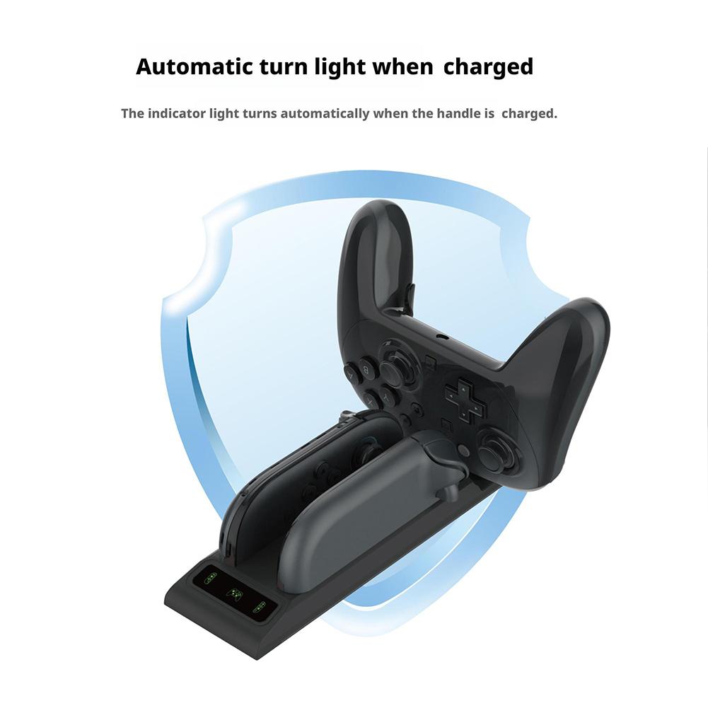 3 In1 Charging Base  For Switch 2/Switch2 PRO Console For NS2 Left And Right Controller With Charging Indicator Light
