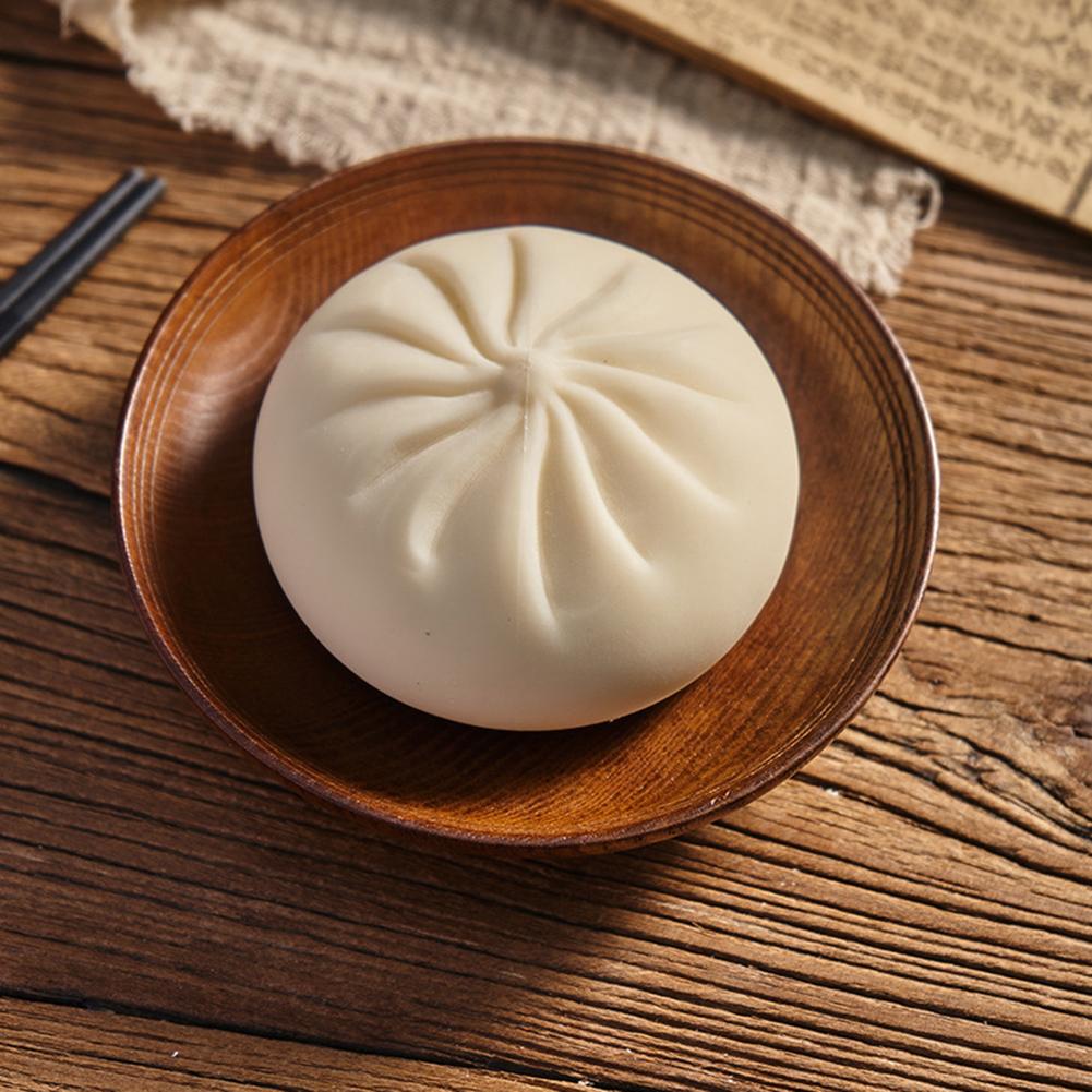 Squishes Bao Bun Squeeze Toy Simulation Food Squishies Bun Steamer Squishy Stress Ball Sensory Squeeze Toy For Anxiety Relief