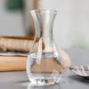 Slanted Mouth Transparent Glass Vase Water Droplet Shape Bud Vase Hydroponic Flower Vase  Wedding