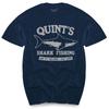 Quints Shark Jaws Inspired Unisexs T Shirt Stephen Spielberg Amity Island Unisexs Top Tees