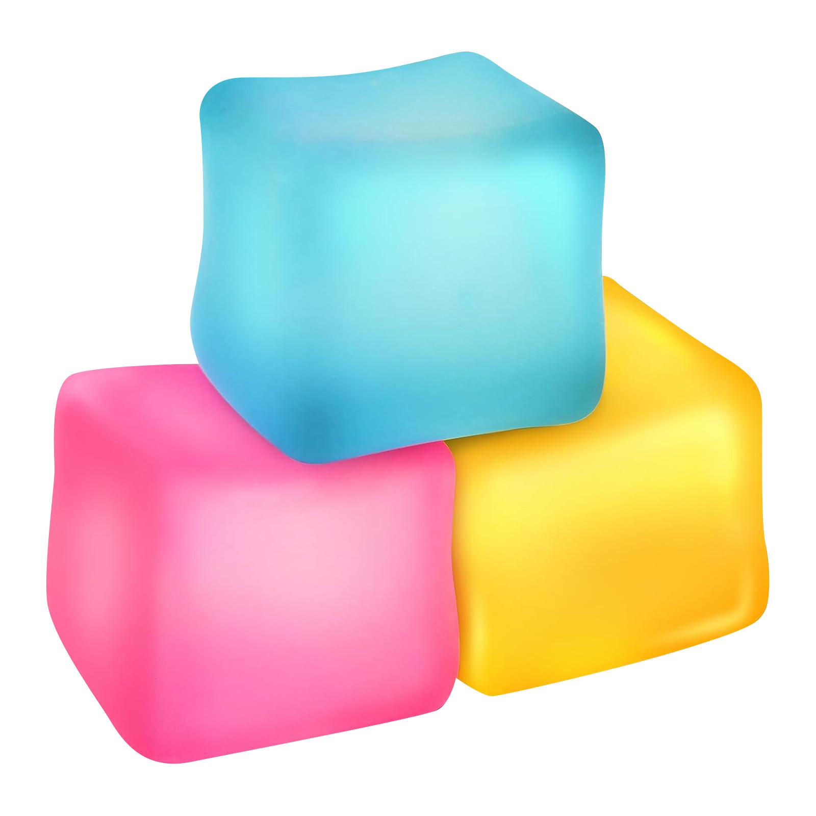 

3pcs Anxiety And Stress Relief Sensory Toys High-density Gel Filler Classroom Toys Children Sedative Toys Adult Children And Children 90ml One Size синій/жовтий