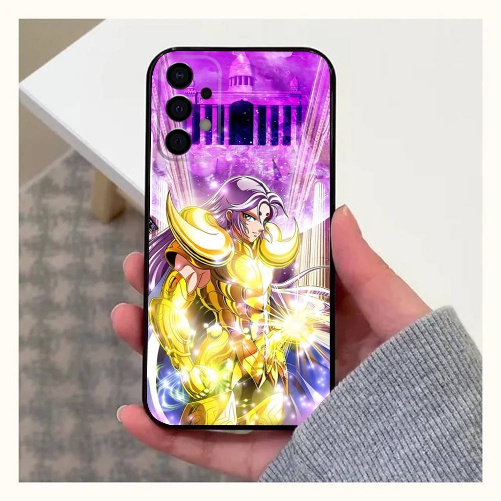 S-Saint S-Seiya Phone Case For Samsung Galaxy A20,A21s,A22,A31,A32,A52,A53,A72,73,A80,A91 Soft Black Cover