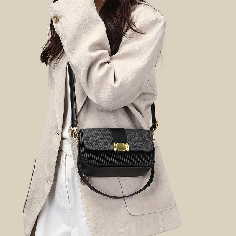 Women’s Fashion Shoulder Bag Crossbody Bag Soft PU Leather Handbag with Adjustable Strap Lightweight Casual Daily Commute All-match Solid Color Bag