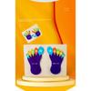 Palm Feet Busy Board Early Learning Educational Toys Puzzles Toddlers Gifts Wood Cognitive Montessori Toys for Children Kids