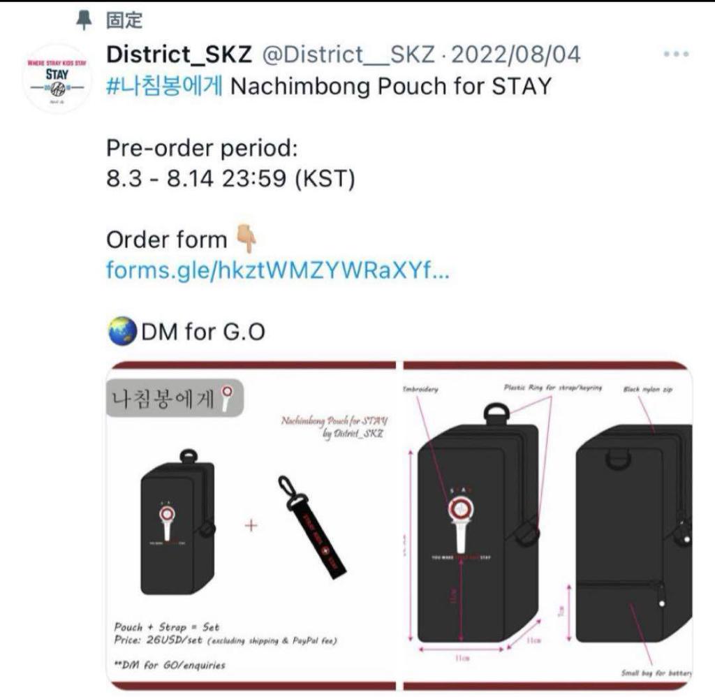 [USED] straykids penlight ver.2 + penlight pouch