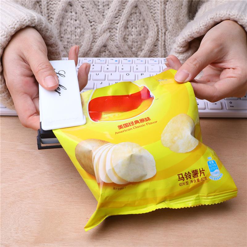 Zgrzewarka do torebek plastikowych Maszyna do zgrzewania opakowań żywności Przenośny klips do zgrzewania torebek na przekąski Akcesoria do przechowywania w kuchni Gadżety domowe