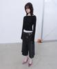 LCDC™ Two-Way Knit Top (Black)