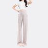 Loose Low Waist Maternity Pants - Wide Leg, Lightweight for Spring/Autumn, Plus Velvet for Winter