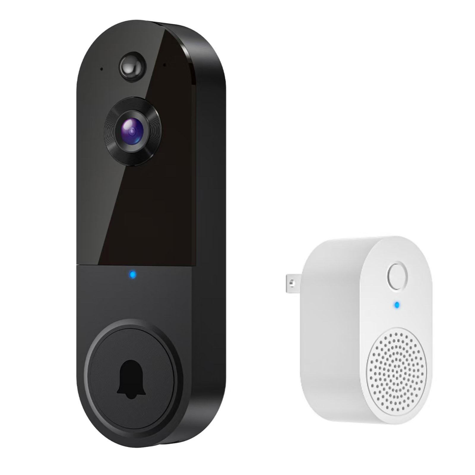 

Home Safe Doorbell Camera with Mic чорний