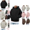 Herren Winter Flauschiger Hoodie Pullover Stilvolles Fleece Sweatshirt für Ultimative Wärme