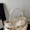 PU Tote Bag Women Fashion Handbag with Star Detailing Crossbody Shoulder Bag for Daily Use