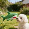 Stuffed Shark Dog Toy Plush Squeaky Dog Chew Toy Interactive Puppy Teething Toy Snuggle Toy for Dogs Tug-of-War Anxiety Relief