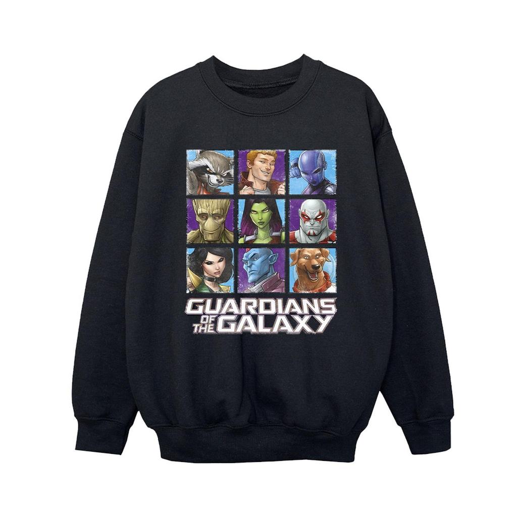 Guardians Of The Galaxy Boys Character Squares Sweatshirt