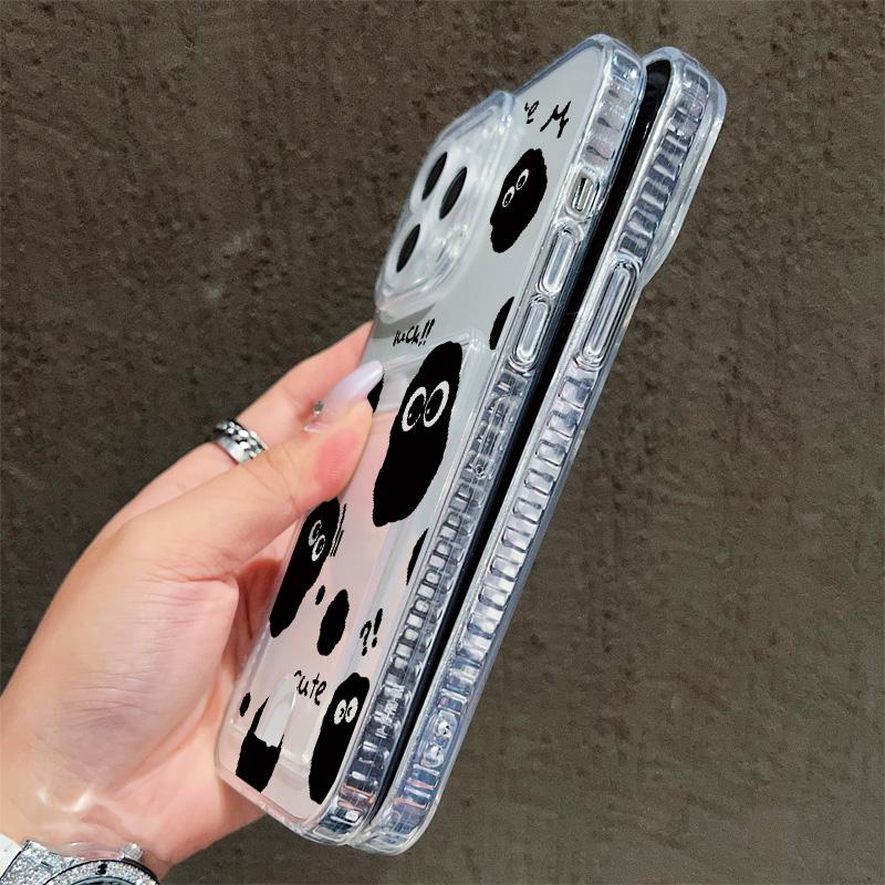 Card Slot Holder Silicone Wallet Pocket Case For Samsung S23 S24 S25 Ultra Xiaomi Redmi 12C 14C 13C Honor Honor 200 Smart 90 Cover Clear Phone Bumper