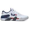 FILA Potenza Mesh Fabric Comfortable Non-Slip Durable Breathable Support Low-Top Tennis Shoes Men sneaker White Blue A12M321501FWN