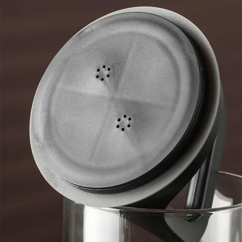 950/1450ml Vacuum Coffee Beans Sealed Jar Clear Glass Coffee Beans Candy Nut Snack Storage Jar Moisture Proof Fresh Keeping Tank