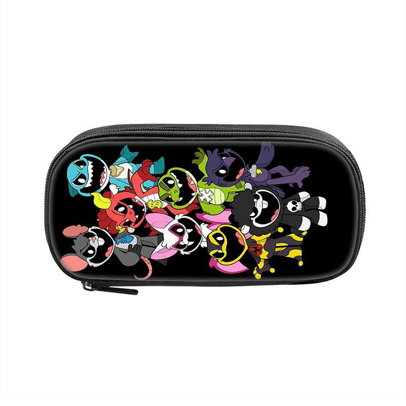 Nightmare Critters Pencil Case Nylon Storage Bag For Students And Kids