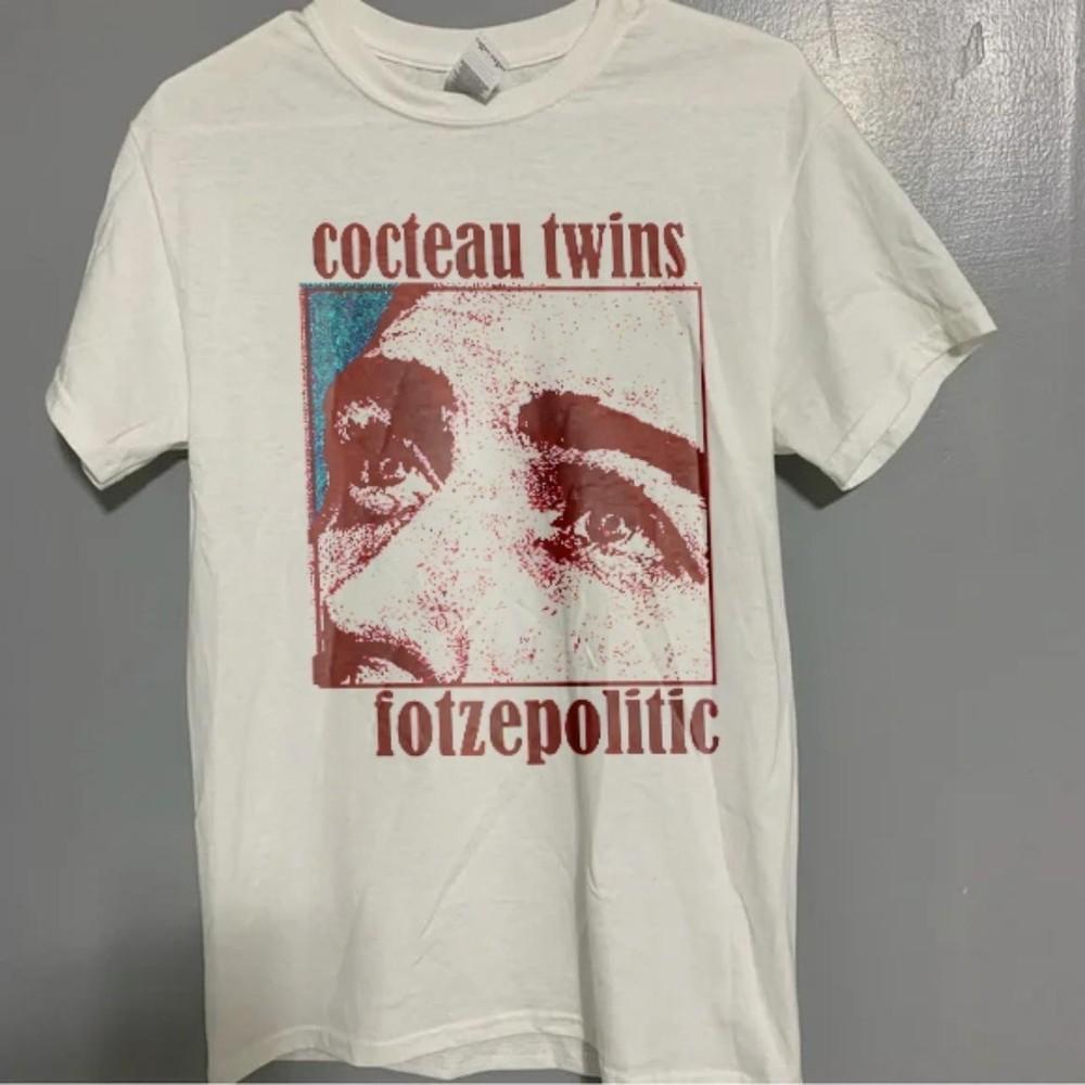 Cocteau Twins band 90s Short Sleeve White Cotton Tshirt Unisex T-Shirt XXXL