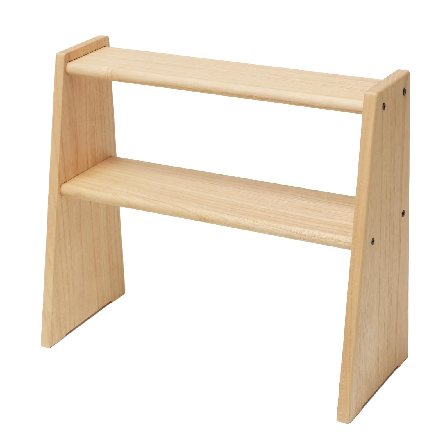 

KIRIGEN Desktop Desk Storage Small Desk Organizing Wooden Desktop Easy Rack, Rack, Shelf, Shelf, 2-Tier Bookshelf, Assembly, Stylish, TQ-DGNJ-NA