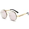 Metal Round Steampunk Rimless Sunglasses Women  Fashion Brand Designer Vintage Elastic Sun Glasses For Men Lentes