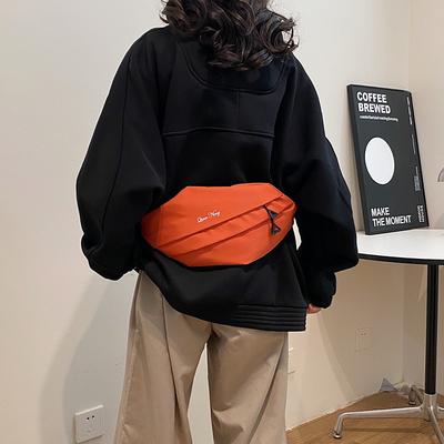 2025 Autumn and Winter New Simple Shoulder Bag Student Messenger Bag Trendy Couple Breast Bag Fanny Pack