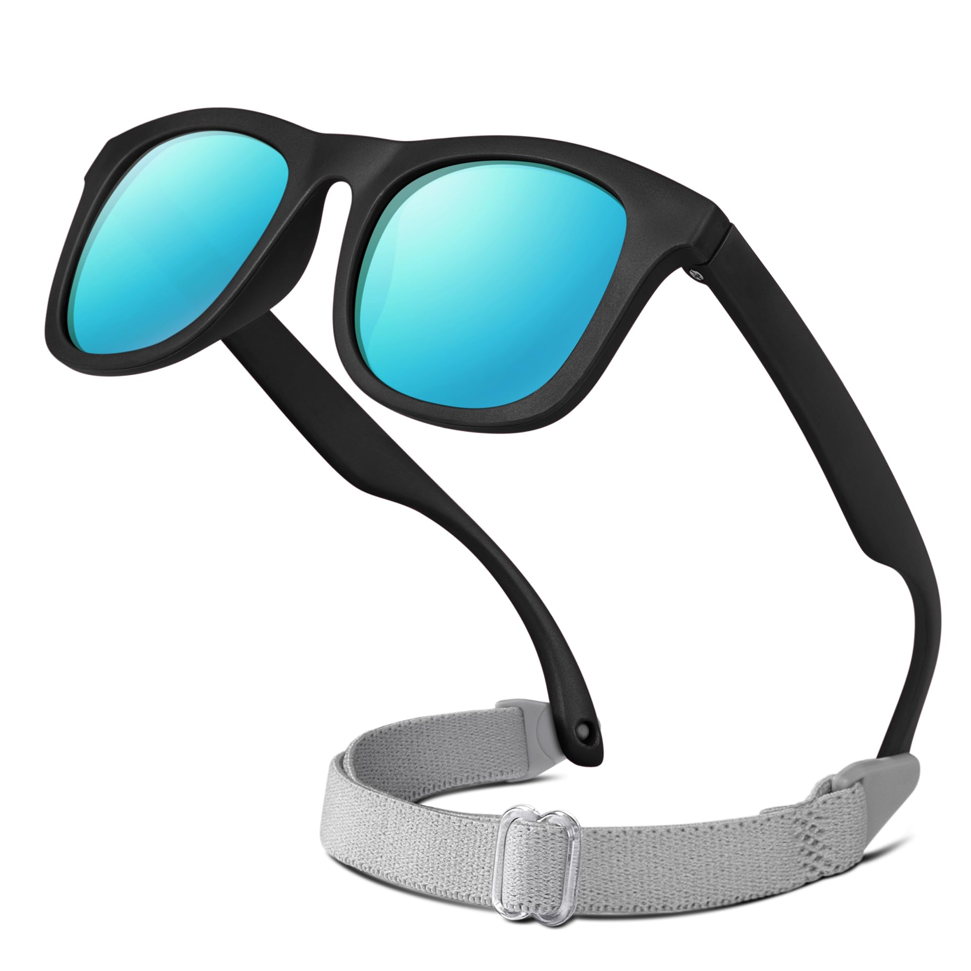 

RIVBOS Baby Polarized UV Soft Ages 1 for Boys and and RBK0231 Sunglasses, Lenses, Protection, Frame, 0-3, Year, Girls, Newborns, Infants, Toddlers,