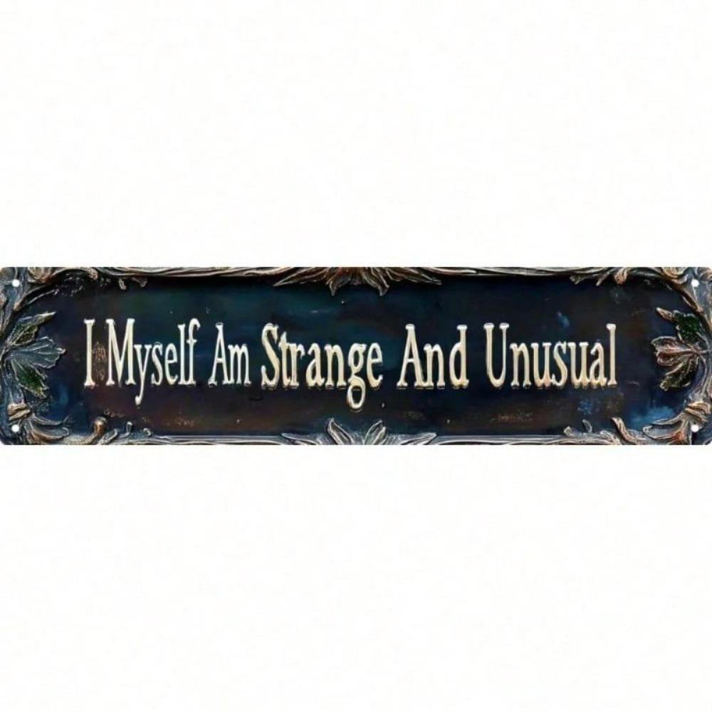 Metallschild Retro Halloween Dekor Lustiges Blechschild Seltsame Horror Wandkunst Für Zuhause Bar Man Cave