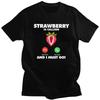 My Strawberry Is Calling T Shirt  ShortSleeve Fruit Lover Tshirt Streetwear Casual Graphic Tee Top100 Cotton Slim Fit Clothes