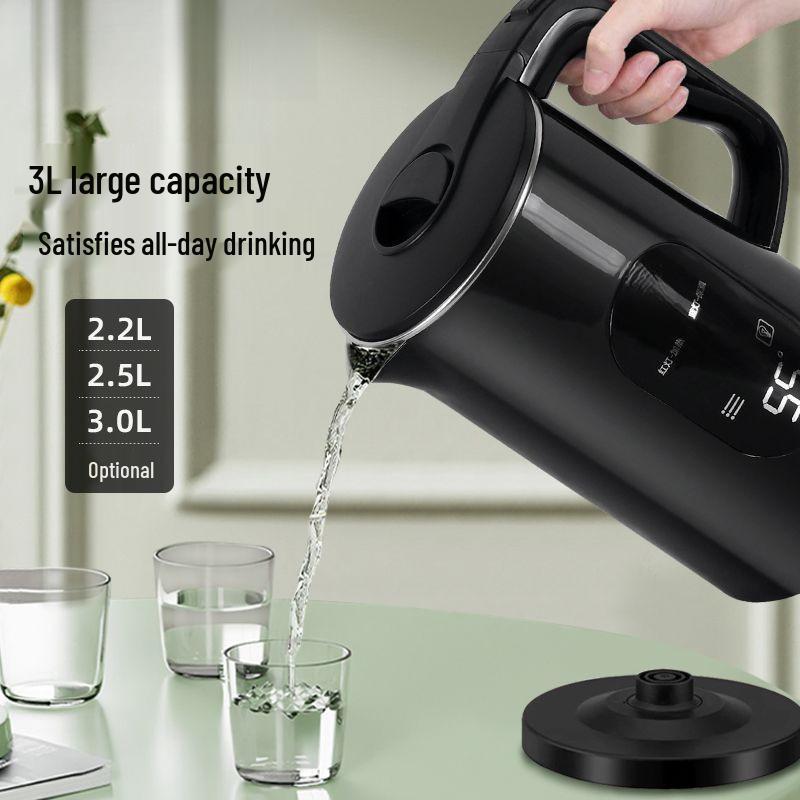 German Electric Kettle: Large Capacity, Durable Thermos, Automatic Power-Off, Constant Temperature Function