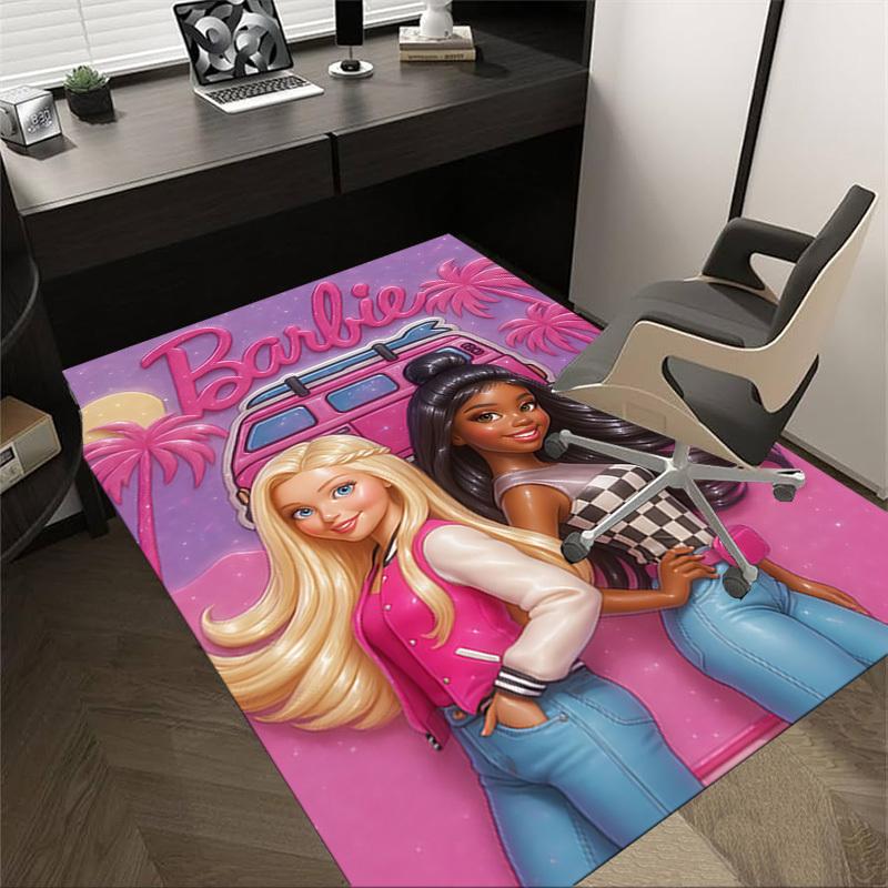 

1 шт. Ковер Barbie для отпуска, для декора дома и офиса, Ковер под офисное кресло, Праздничный подарок, Ковер для конференц-залаL1027 60cm by 90cm