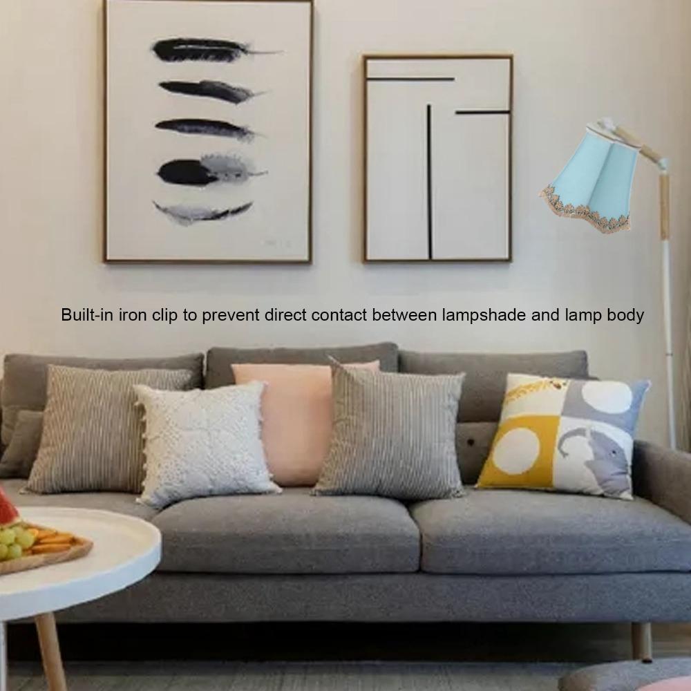 3PCS Clip On Design Lampshade Fabric Small Lamp Shades Simple Wall Lamp Shade  Floor Lamp