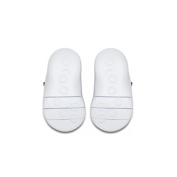 Nike Flex Contact 2 Comfortable Lightweight Slip-Resistant Shock-Absorbing Durable Breathable Low-Top Walking Shoes Baby Shoes Black White AH3445-002